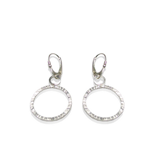Elegant and chic hoops with texture and pizzaz.
